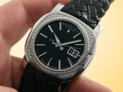 Bedat & Co. No. 8 Automatic Double Date Stainless Steel / Diamonds Unisex Watch
