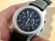 Cuervo Y Sobrinos Robusto Chronograph Moon Phase Stainless Steel Watch