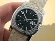 Bedat & Co. No. 8 Automatic Double Date Stainless Steel / Diamonds Unisex Watch