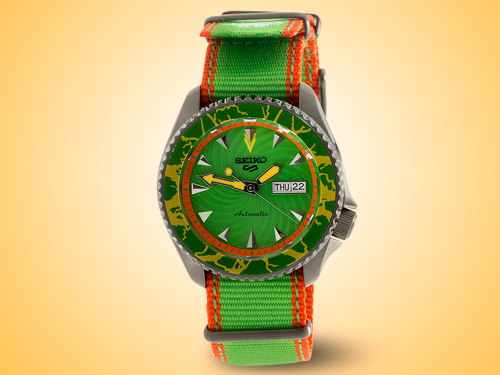 Seiko 5 X Street Fighter Limited Edition Blanka Automatic PVD-coated  Stainless Steel Watch...