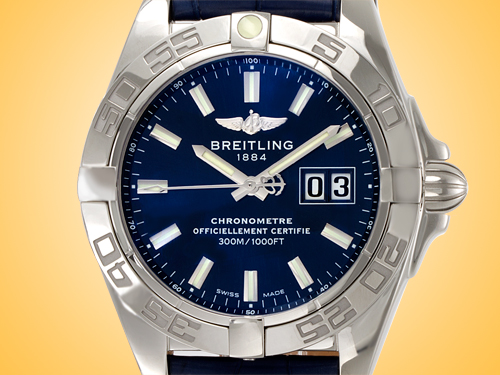 Breitling Galactic 41 Mens Automatic Stainless Steel Watch A49350L2/C929-719P