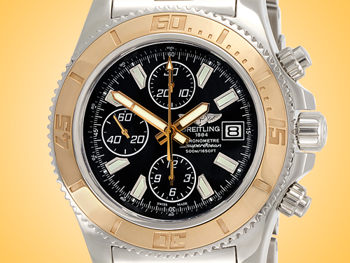 Breitling Superocean Chronongraph II Mens Automatic Stainless Steel Watch C1334112/BA84-163A