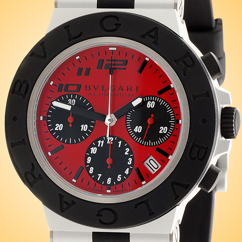 Bvlgari Aluminium Ducati Special Edition Automatic Chronograph Mens Watch 103701