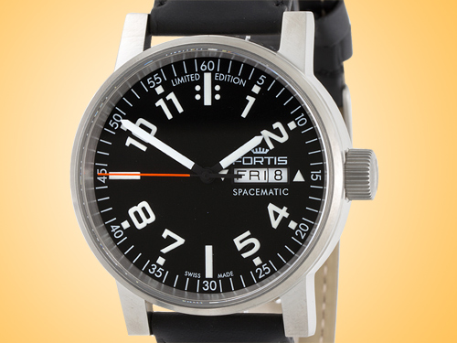  FORTIS Spacematic Day / Date Stainless Steel Automatic Limited Edition Men's Watch 623.10.41.L01