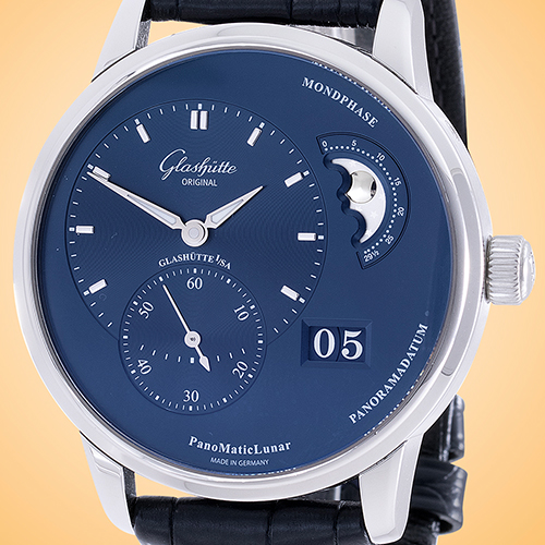 Glash�tte Original PanoMatic Lunar Automatic Men�s Stainless Steel Watch 1-90-02-46-32-55