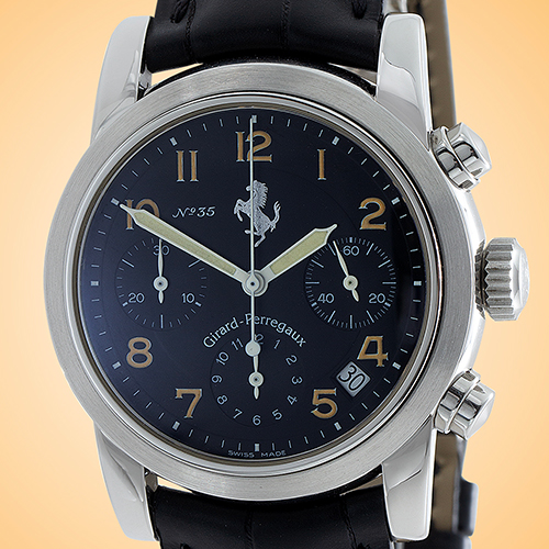 Girard Perregaux Ferrari Limited Edition Stainless Steel Automatic Chronograph Mens Watch 80200.0.11.6156