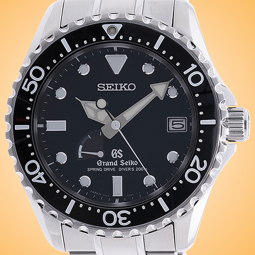 Grand Seiko Spring Drive Diver's Stainless Steel Men's Watch SBGA029