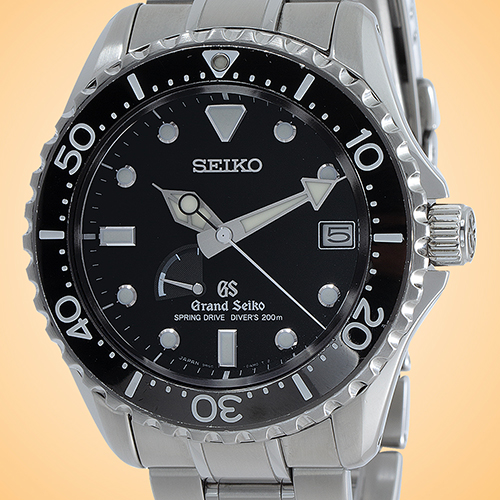 Grand Seiko Spring Drive Diver's Stainless Steel Men's Watch SBGA029