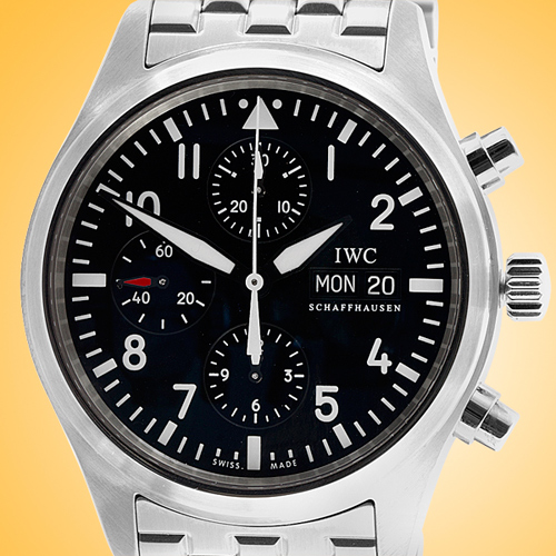 IWC Pilot Automatic Chronograph Stainless Steel Men’s Watch IW3717-04