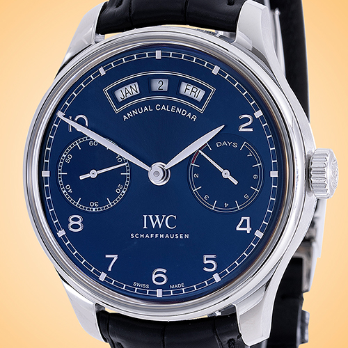  IWC Portugieser Annual Calendar Automatic Stainless Steel Men's Watch IW503502