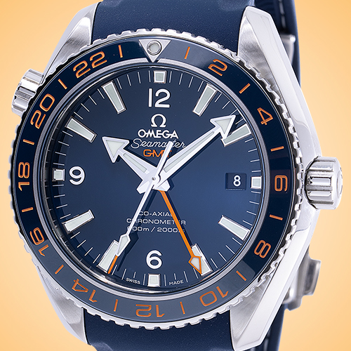 Omega Seamaster Planet Ocean 600M Co-Axial GMT GoodPlanet 43.5 mm Automatic Stainless Steel Mens Watch 232.32.44.22.03.001