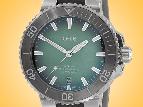 Oris Aquis Date 39.5 mm Automatic Stainless Steel Men’s Watch 01 733 7732 4137-07 5 21 12FC