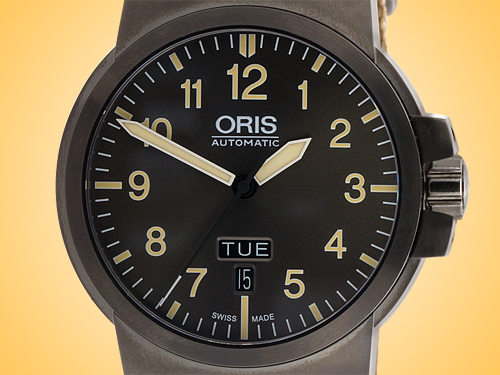Oris BC3 Advanced Day / Date Automatic PVD-coated Stainless Steel Men’s Watch 01 735 7641 4263-07 5 22 22G