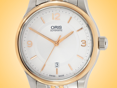 Oris Classic Date Automatic Gold - plated and Stainless Steel Men’s Watch 01 733 7594 4331-07 8 20 63