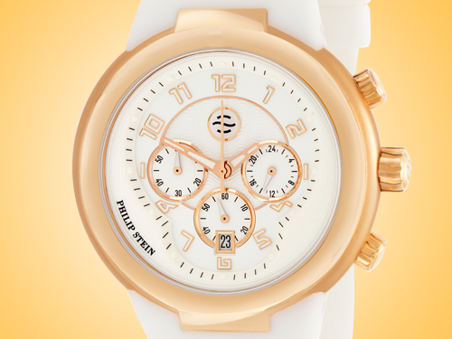 Philip Stein Active Gold-tone Stainless Steel Quartz Chronograph Watch 32-ARGW-RW