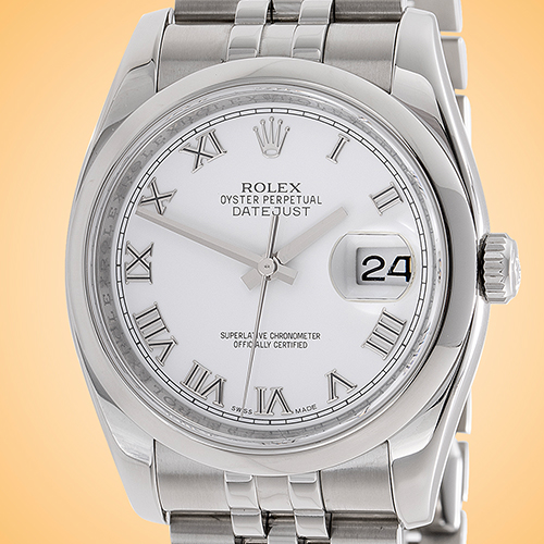 Rolex Datejust 36 mm Automatic Stainless Steel Watch 116200