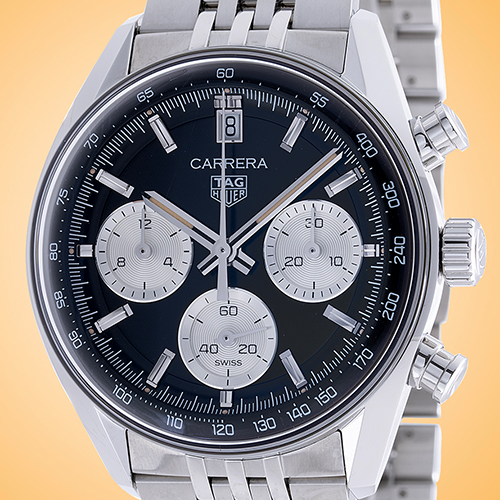 TAG Heuer Carrera Glass Box Automatic Chronograph Stainless Steel Men's Watch CBS2210.BA0048