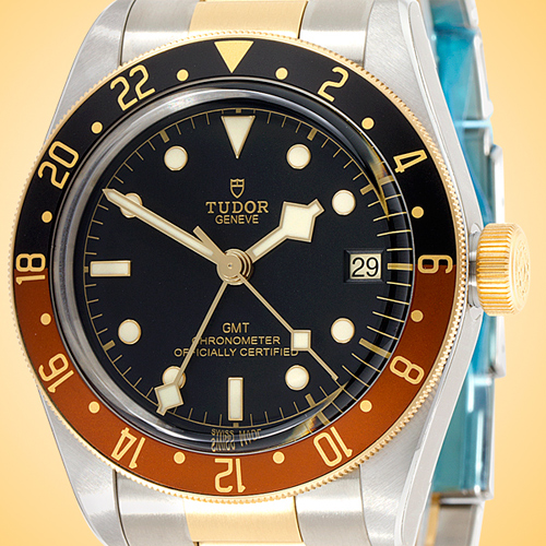 Tudor Black Bay GMT S&G Mens Automatic Stainless Steel Watch M79833MN-0001