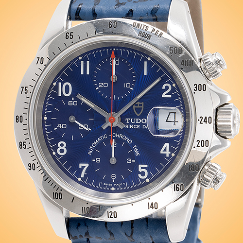 Tudor Chrono Time Prince Oysterdate Automatic Chronograph Stainless Steel Men's Watch 79280P