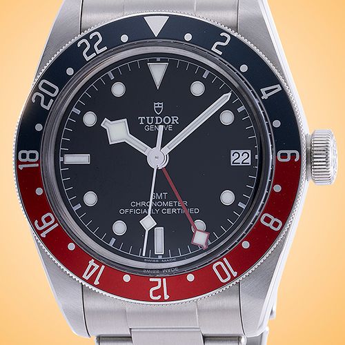 Tudor Black Bay GMT Automatic Stainless Steel Mens Watch M79830RB-0001