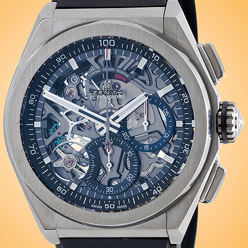 Zenith Defy El Primero 21 Skeleton Dial Automatic Chronograph Titanium Men's Watch 95.9000.9004/78.R582