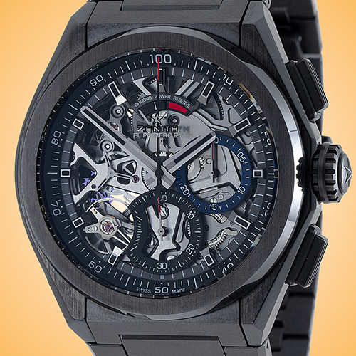 Zenith Defy El Primero 21 Skeleton Dial Automatic Chronograph Men's Ceramic Watch 49.9000.9004/78.M9000