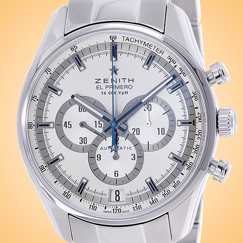 Zenith El Primero 36'000 VpH Automatic Chronograph Stainless Steel Men's Watch 03.2040.400/04.M2040