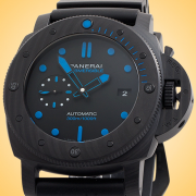 Officine Panerai Submersible 47mm Carbotech Automatic Mens Watch PAM01616