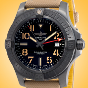 Breitling Avenger Night Mission GMT 45 Blackbird Automatic Titanium Men’s Watch V32395101B1X1