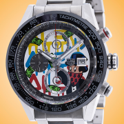 TAG Heuer Carrera Alec Monopoly Special Edition Automatic Chronograph Stainless Steel Men's Watch CAR201AA.BA0714