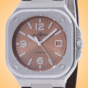 Bell & Ross BR-05 Copper Dial Automatic Men's Stainless Steel Watch BR05A-BR-ST/SRB