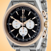 Omega Seamaster Aqua Terra Automatic Chronograph Men's 18K Rose Gold / Stainless Steel Watch 221.20.42.40.01.002