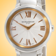 Baume & Mercier Promesse Rose Gold Tone and Stainless Steel Quartz Ladies Watch MOA10159