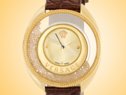 Versace Destiny Spirit Yellow Gold-tone Stainless Steel Ladies Watch Model: VAR080017