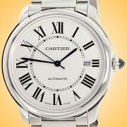 Cartier Ronde Must De Cartier Automatic Stainless Steel Mens Watch WSRN0035
