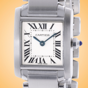  Cartier Tank Francaise Quartz Stainless Steel Ladies Watch W51008Q3 