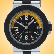 Bvlgari Aluminium and Titanium Amerigo Vespucci GMT Special Edition Automatic Mens Watch 103702