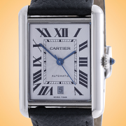 Cartier Tank Must Automatic Stainless Steel Mens Watch WSTA0040