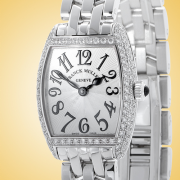 Franck Muller Curvex Diamonds Stainless Steel Ladies Watch 2252 QZ D 