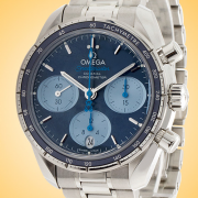 Omega Speedmaster 38 Co-axial Chronometer Automatic Chronograph Stainless Steel Mens Watch 324.30.38.50.03.002