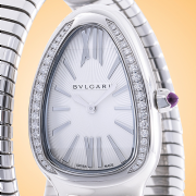 Bvlgari Serpenti Tubogas Quartz Small Size Stainless Steel Ladies Watch 101816