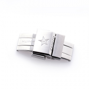 Zenith Triple-Folding Stainless Steel Deployant Clasp Designed for Bracelet