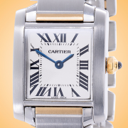 Cartier Tank Francaise Quartz Stainless Steel Ladies Watch W51007Q4