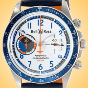 Bell & Ross BR V2-94 Racing Bird Limited-edition Automatic Chronograph Stainless Steel Men’s Watch BRV294-BB-ST/SCA