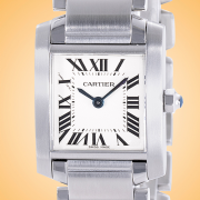  Cartier Tank Francaise Quartz Stainless Steel Ladies Watch W51008Q3