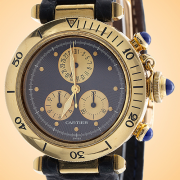 Cartier Pasha de Cartier Quartz Chronograph 18K Yellow Gold Unisex Watch