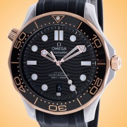 Omega Seamaster Diver 300M Co-Axial Master Chronometer Stainless Steel / 18K Gold Automatic Men�s Watch 210.22.42.20.01.002