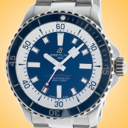 Breitling Superocean Automatic 42 Stainless Steel Blue Dial Mens Watch A17375E71C1A1