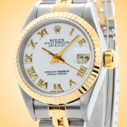 Rolex Oyster Perpetual Datejust Yellow Gold / Stainless Steel Ladies Watch Model 69173