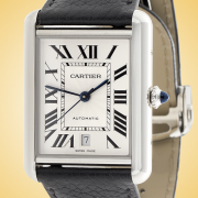 Cartier Tank Must Automatic Stainless Steel Mens Watch WSTA0040